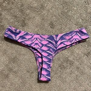 Midori Bikini Lauhala print Whale Tale bottoms